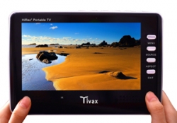 Tivax HiRez Portable 7 inch Digital TV